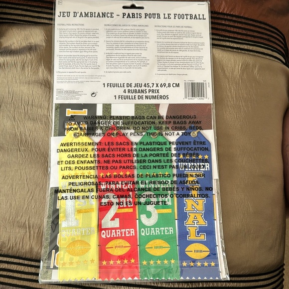 Football Pool Party Game, NEW - Picture 3 of 7